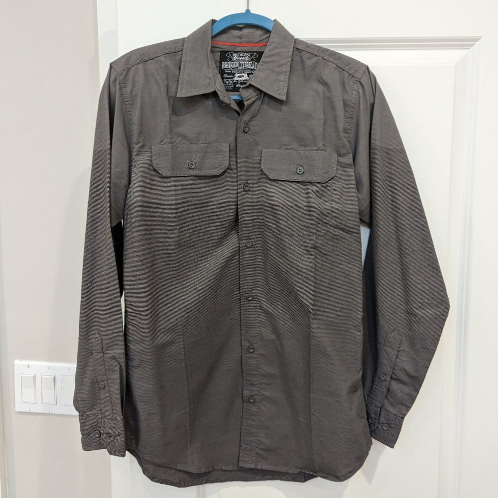 Broken Threads Button down shirt NWT